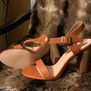 Brown heels